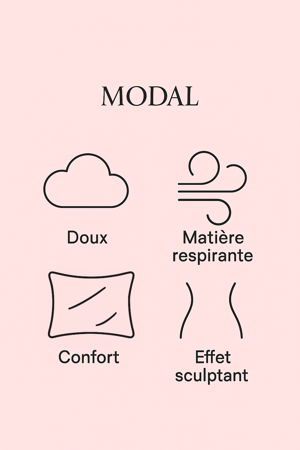 Quatre atouts qui subliment vos moments de détente avec élégance et tendresse.